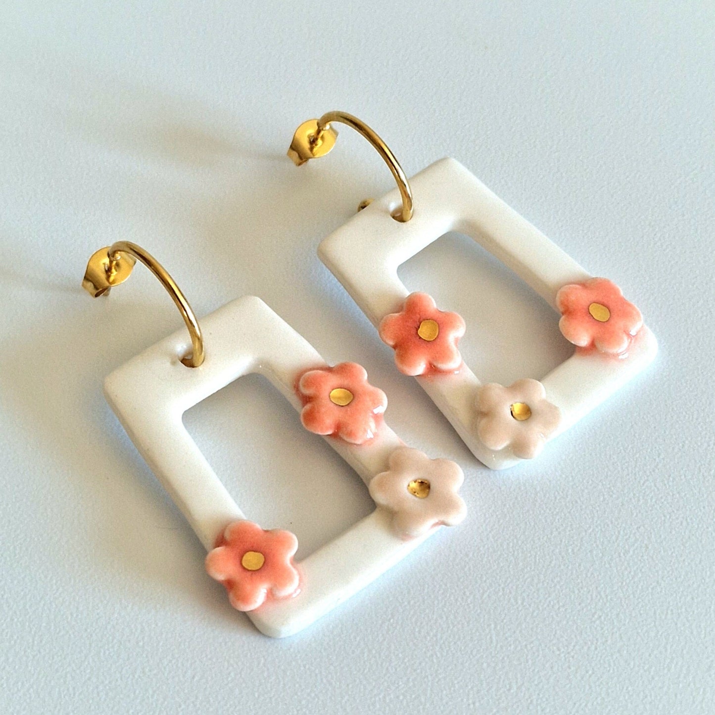 Pendientes flor Lino