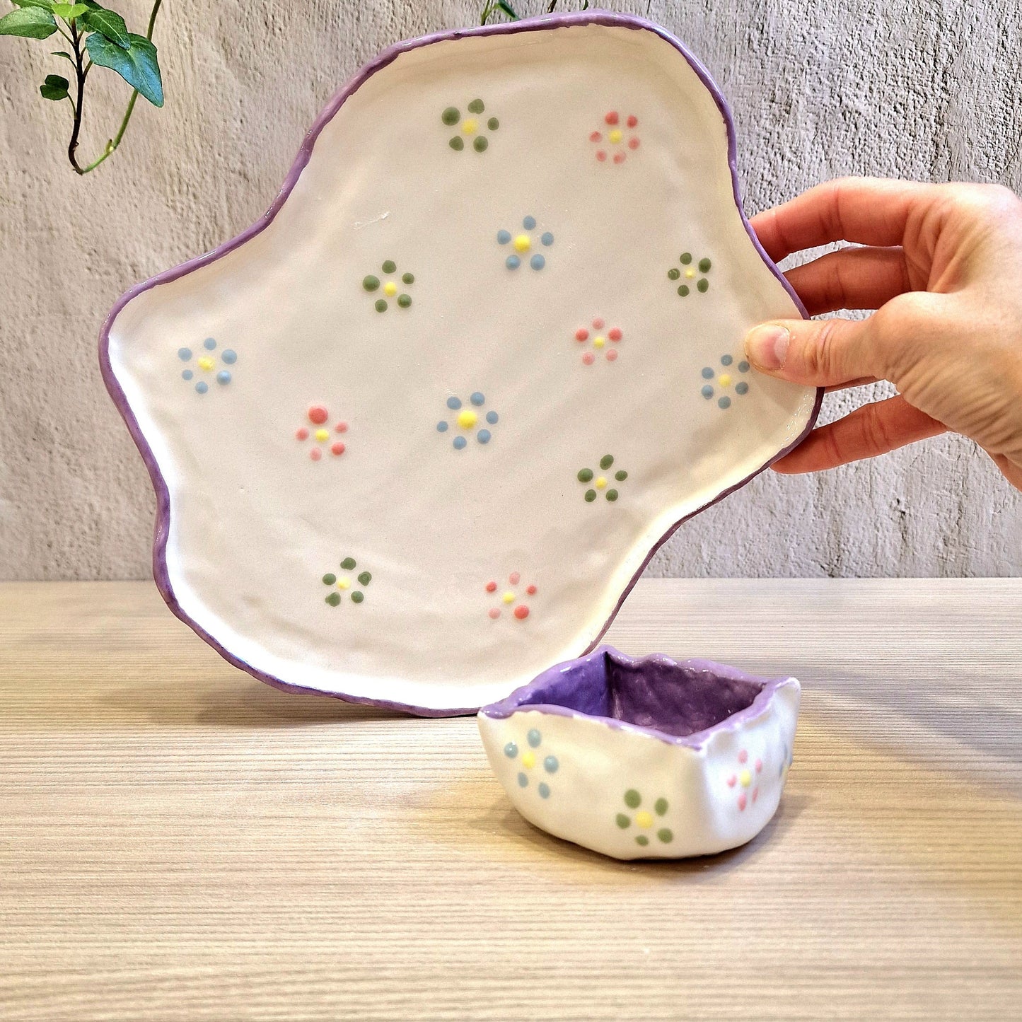 Taller "Set de aperitivo: plato y cuenco"