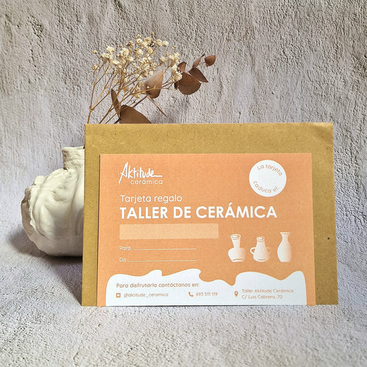 Tarjeta Regalo Taller Cerámica