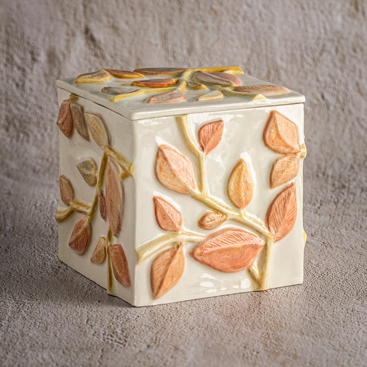 Caja de porcelana Natura